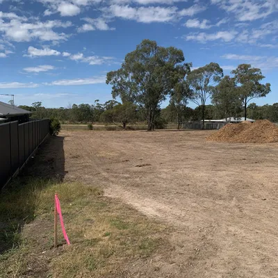 After: Hills fringe block prep for a build, Adelaide